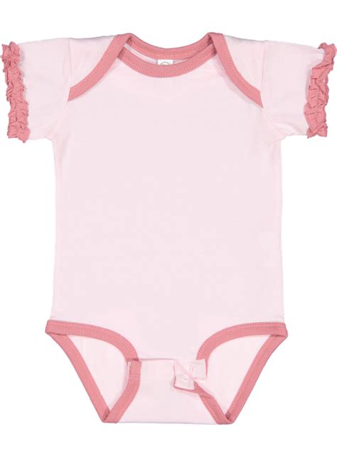 Infant Ruffle Bodysuit Ballerinamauvelous Open