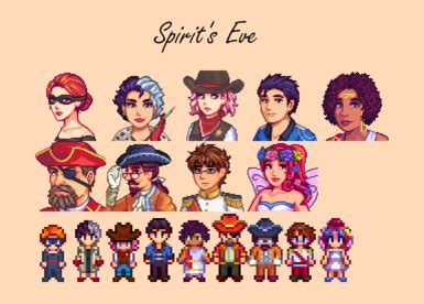 Seasonal Outfits Slightly Cuter Aesthetic For SVE At Stardew Valley