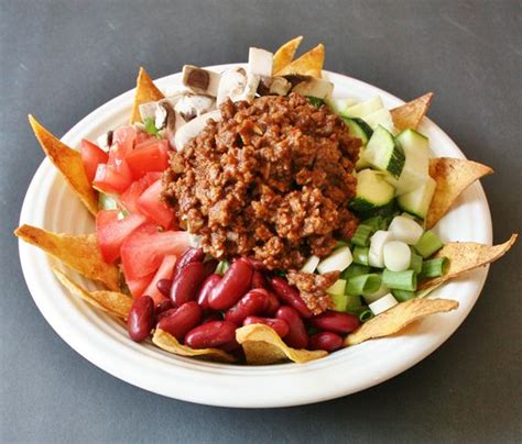 Recipe Taco Salad With Baked Chips Chic Vegan Baked Chips Recipes