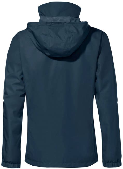 Damen Jacke Escape Von Vaude Dark Sea Grundstoff Net