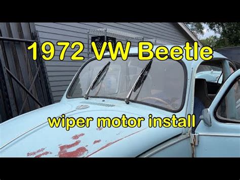 VW Beetle Wiper Motor Installation YouTube