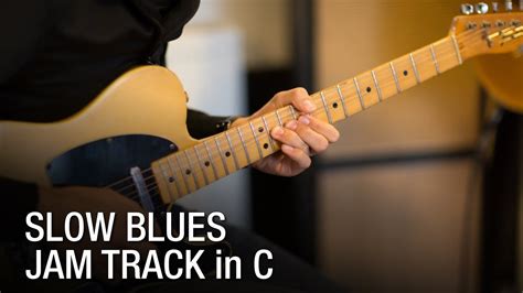 Slow Blues In C Backing Track For Guitar Bpm Youtube