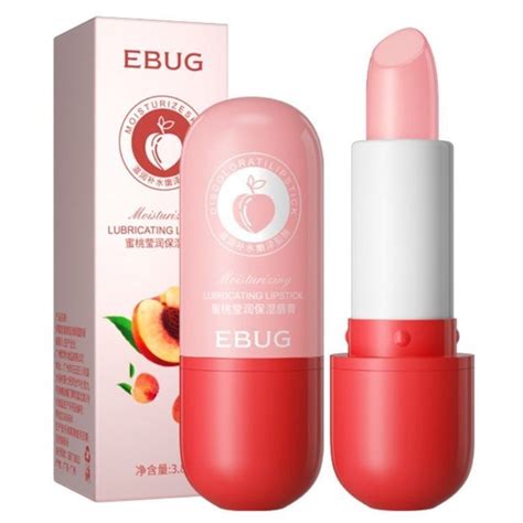 Ebug Moisturizing Peach Lipbalm Lipstick - Urban Beauty