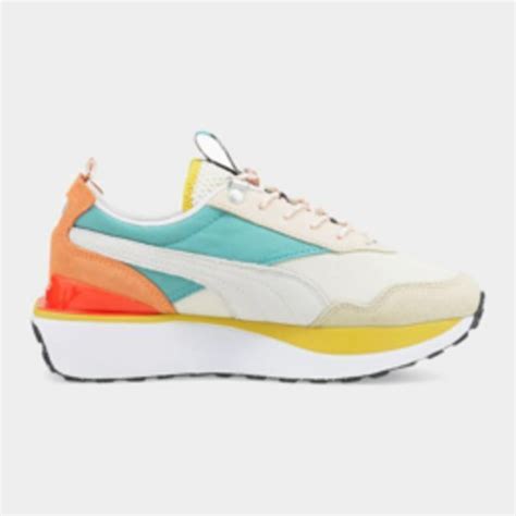 Puma Women S Cruise Rider Hc White Blue Sneaker Offer At Sportscene