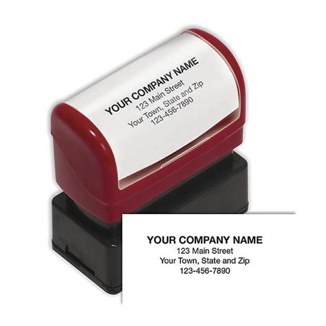 Pre-Inked Address Stamp, Small | DesignsnPrint