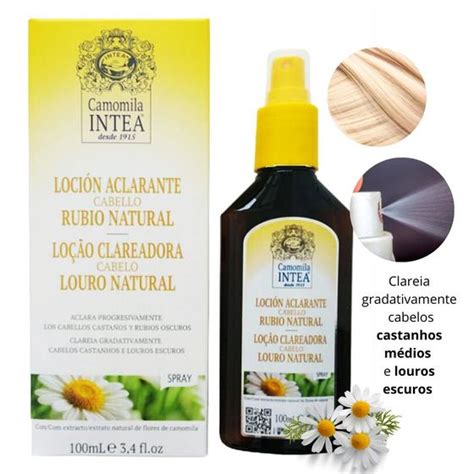 Produtos Que Clareiam O Cabelo - Loção Camomila Intea Clarear Cabelo Louro Natural 100 ml - Loção ...