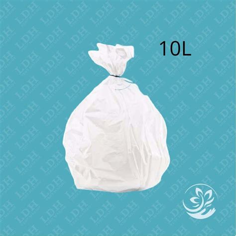 Sac Poubelle L Blanc Hd Ct De Sacs