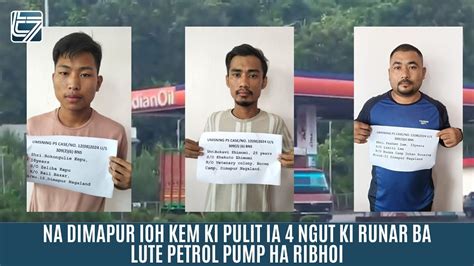 Na Dimapur Ioh Kem Ki Pulit Ia Ngut Ki Runar Ba Lute Petrol Pump Ha