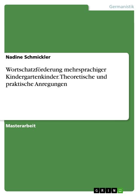 PDF Télécharger Entwicklung des produktiven Wortschatzes von Kindern