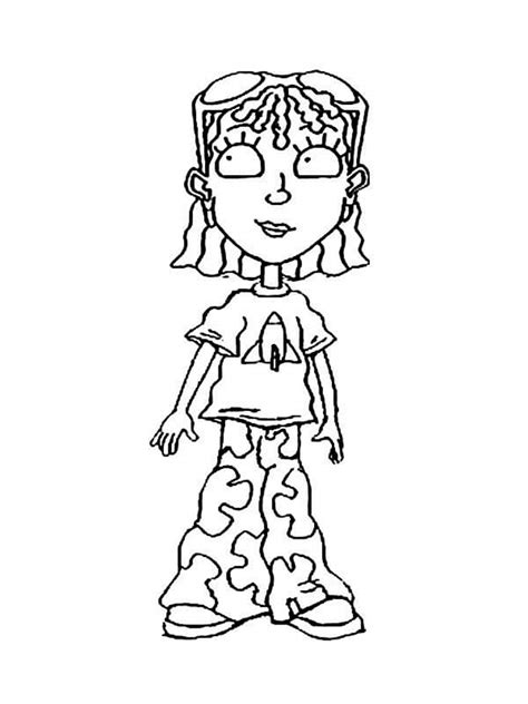 reggie rocket power coloring page