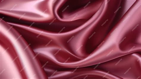 Premium AI Image | The texture of the red silk.