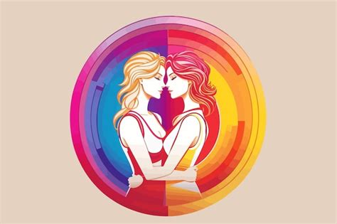 Pride Day Lesbian Gay Bisexual Transgender Illustration Premium Ai Generated Vector