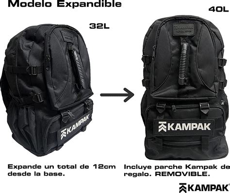 Super Mochila Tactica Kampak Mr04 Expandible Multiusos Grande Amazon