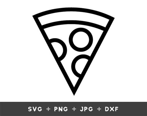 Pizza Svg Pizza Png Files For Cricut Silhouette Pizza Etsy