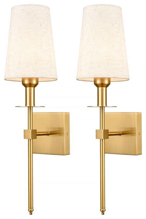 Wall Sconce Set Of Plug In Wall Light Modern Wall Sconces By