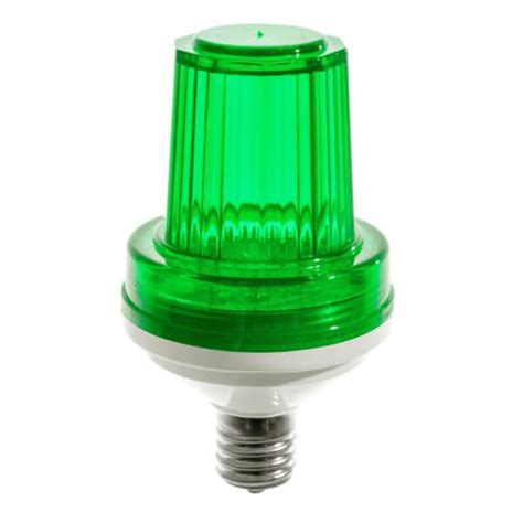 C9 LED Strobe Green Retro Fit Bulb 10 Pack - Creative Displays