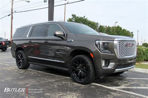 GMC Yukon Denali With 22in Vossen HF6 4 Wheels Exclusively From Butler