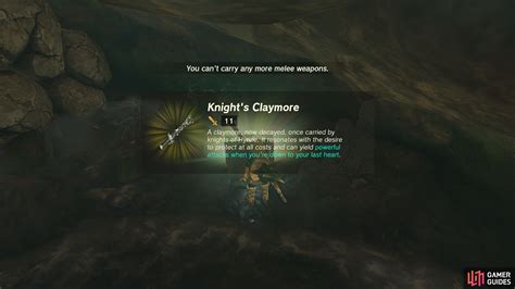 Knights Claymore The Legend Of Zelda Tears Of The Kingdom Database