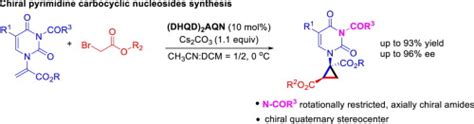 Enantioselective Synthesis Of Chiral Carbocyclic Pyrimidine Nucleosides