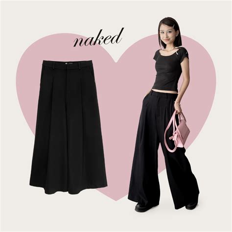 Qu N Ng Si U R Ng D Ng D I Naked By V Wideleg Trousers Shopee Vi T Nam