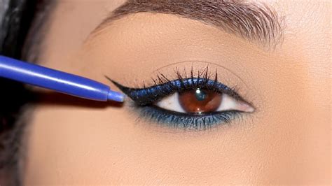 3 Ways To Use Blue Eyeliner To Make Your Eye Color Pop Youtube