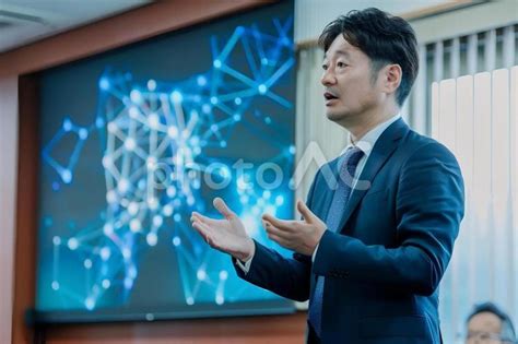 プレゼン 講演 会社説明 イメージ No 30086052｜写真素材なら「写真ac」無料（フリー）ダウンロードok