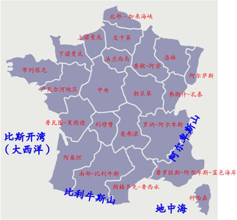 科学网—法国地理，行政区划和城市快速入门【上】 薛堪豪的博文