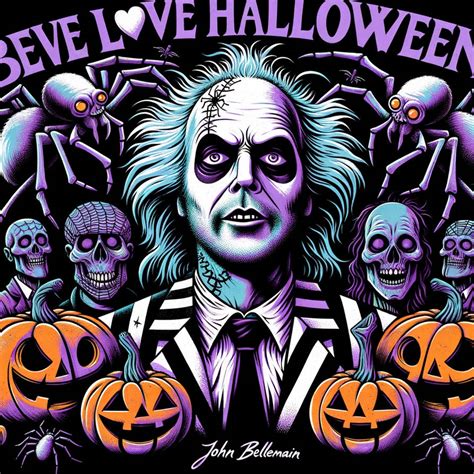 #Halloween - Beetlejuice 1 Illustration in bold by JohnBellemain on ...