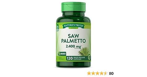 Nature S Truth Saw Palmetto 2400 Mg Capsules 120 Count In 2023 Truth