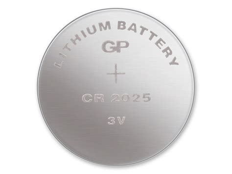 Buy CR2025 battery lithium 3V GP at the right price @ electrokit