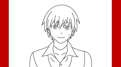 How To Draw Karma Akabane Assassination Classroom Step By Step Drawing