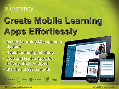 How To Create Mobile Learning Ppt