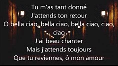 Maître Gims Vitaa Dadju Slimane et Naestro Bella Ciao Lyrics