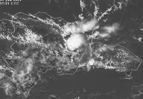 Lluvias en República Dominicana por onda tropical y vaguada según Onamet