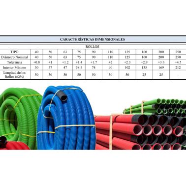 121100050 50m TUBO CANALIZACION ELECTRICA ULTRA TP I LIGERO ROJO ø50mm