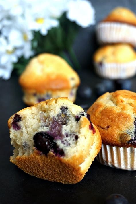 Fluffy Blueberry Muffins My Gorgeous Recipes