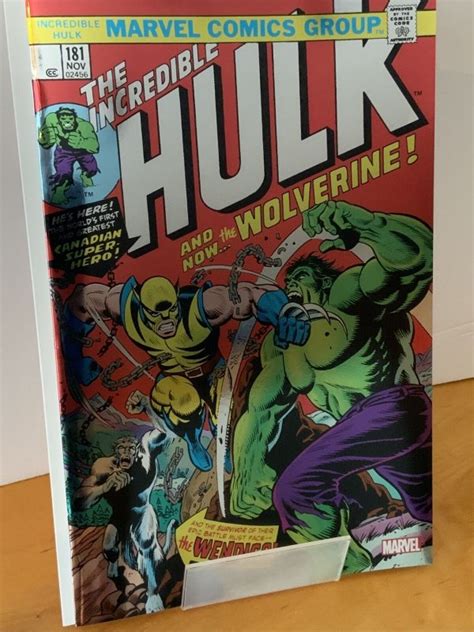 Incredible Hulk 181 FOIL Facsimile Edition Comics 2023 NM Comic