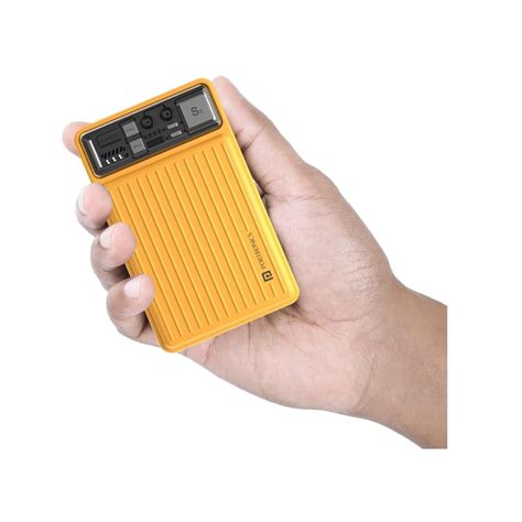 Portronics Luxcell Mini 10K 10000 mAh Power Bank (Yellow) Price - Buy ...