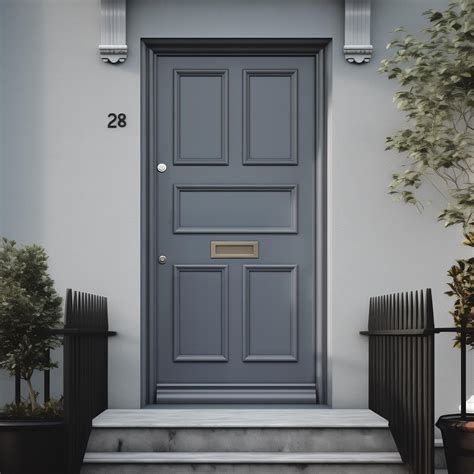 Exterior Arran Made to Measure 5 Panel Front Door - 45mm Thick - Six C