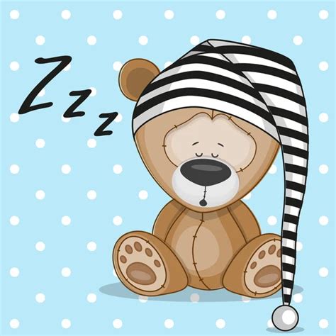 Images Sleeping Teddy Bear Sleeping Teddy Bear Stock Vector