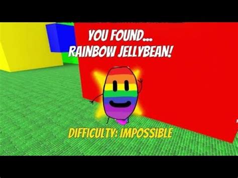 How To Get RAINBOW JELLYBEAN In Find The Jellybeans ROBLOX YouTube