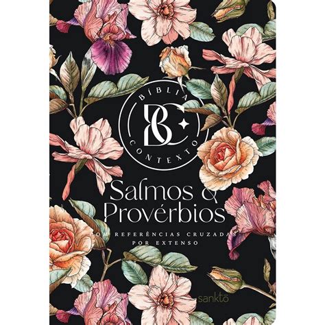 Livro B Blia Contexto Salmos Prov Rbios Floral Refer Ncias