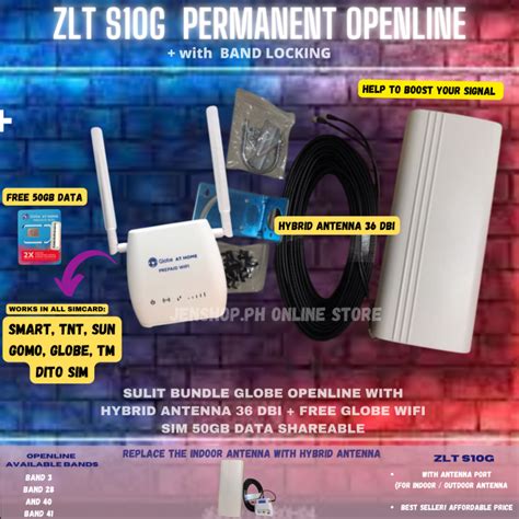 GLOBE ZLT S10G OPENLINE WITH HYBRID 36 DBI Lazada PH