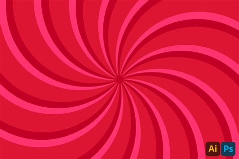 Red Swirl Background