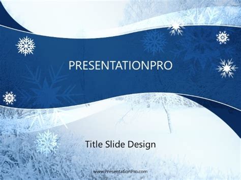 Winter Landscape Holiday PowerPoint template - PresentationPro