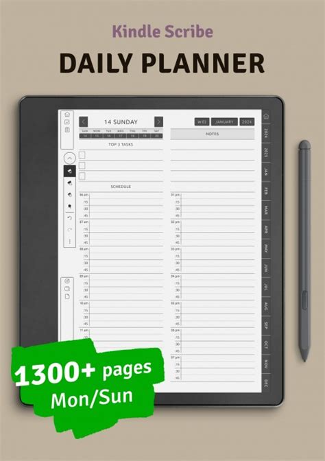 Get The Best Kindle Scribe Planners 2025 2026 Download Free And Premium Pdf