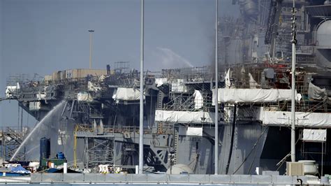 U.S. Navy sailor has been acquitted of setting a fire on USS Bonhomme ...