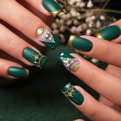 32 Classy Emerald Green Nails Perfect For Every Season