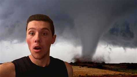 Tornado Caught On Camera During Vlog Tornado Hits Near My Town