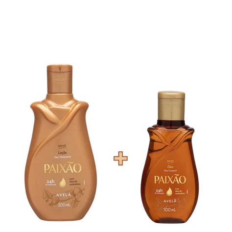 Oleo E Hidratante - LINHA HIDRATANTE E ÓLEO PAIXÃO - AVELÃ | Shopee Brasil